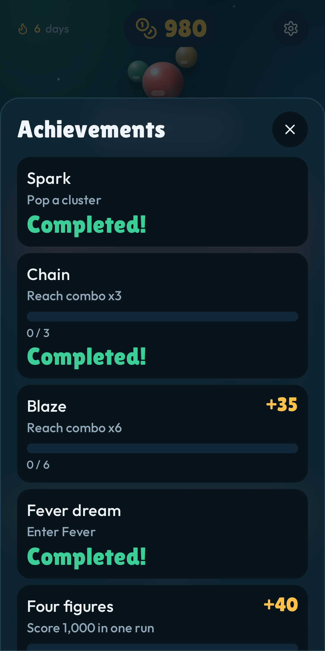 Achievements